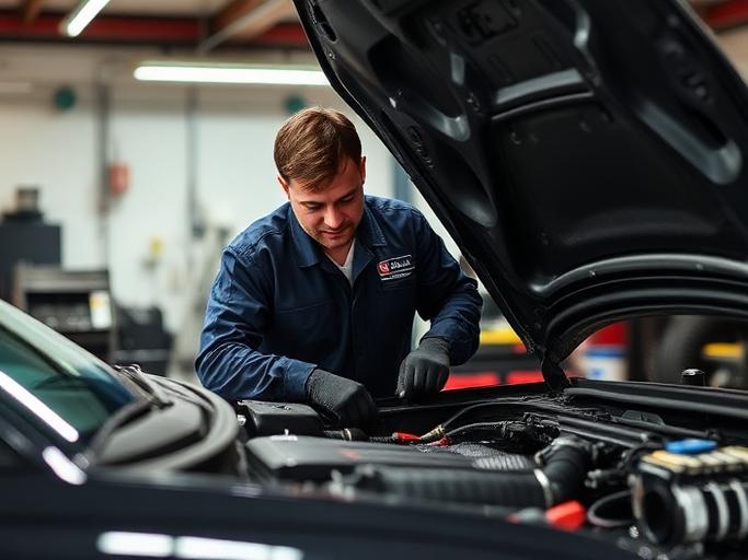 Automotive Mechanic at work — Images and Photos created by www.High-Salary-Jobs.com — The Website that Shows you real Work Incomes in Relation to Roles and Education