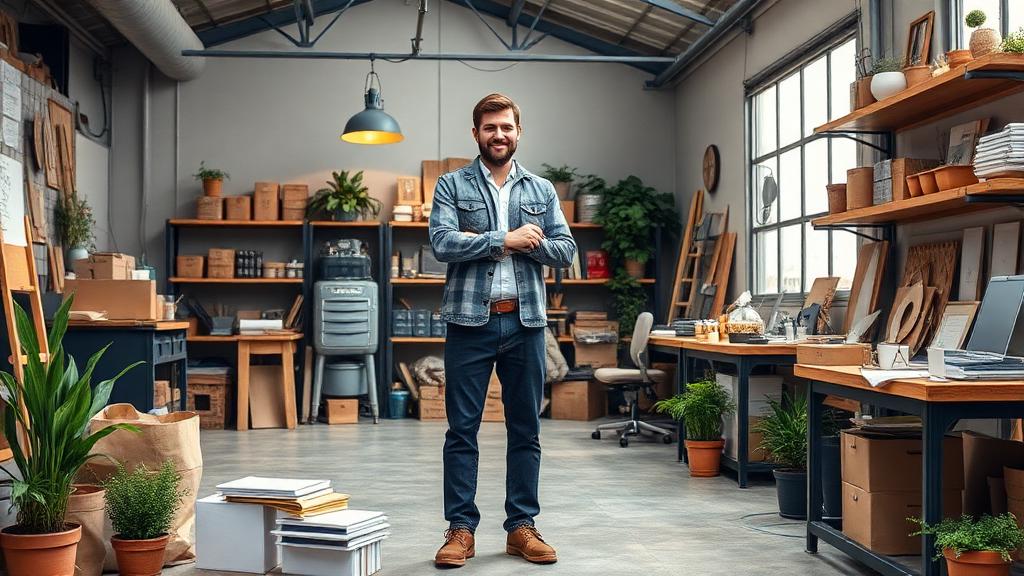 Business Owner / Founder at work — Images and Photos created by www.High-Salary-Jobs.com — The Website that Shows you real Work Incomes in Relation to Roles and Education