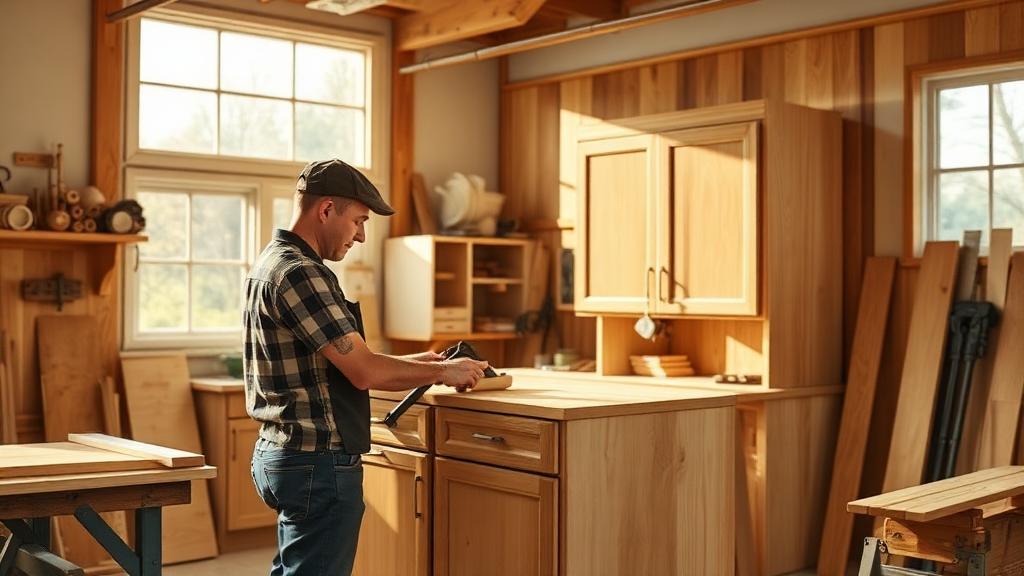 Cabinet Maker at work — Images and Photos created by www.High-Salary-Jobs.com — The Website that Shows you real Work Incomes in Relation to Roles and Education