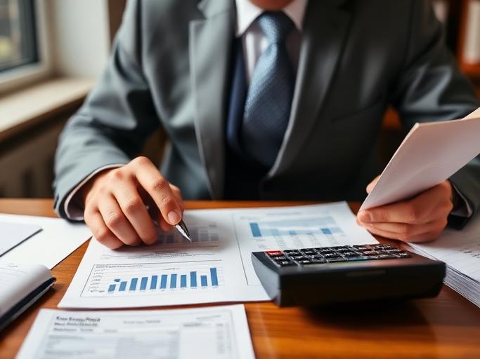 Chartered Accountant at work — Images and Photos created by www.High-Salary-Jobs.com — The Website that Shows you real Work Incomes in Relation to Roles and Education