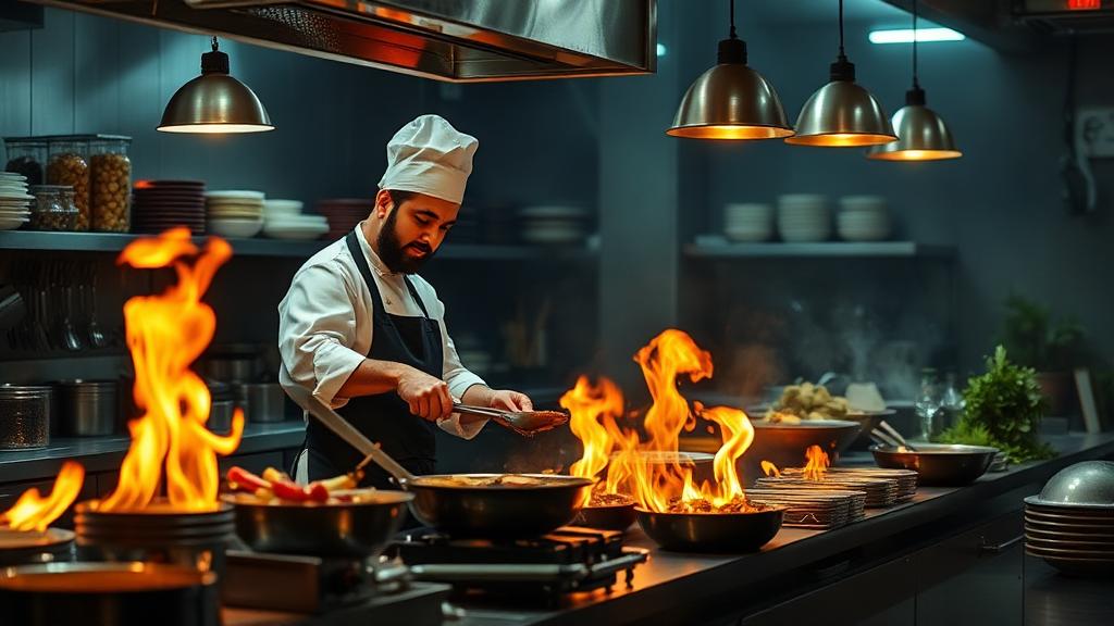 Chef de Partie at work — Images and Photos created by www.High-Salary-Jobs.com — The Website that Shows you real Work Incomes in Relation to Roles and Education