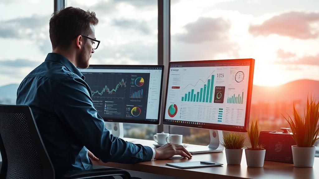 Digital Marketing Specialist at work — Images and Photos created by www.High-Salary-Jobs.com — The Website that Shows you real Work Incomes in Relation to Roles and Education