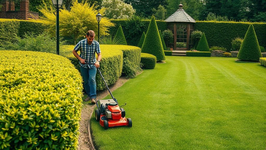 Gardener at work — Images and Photos created by www.High-Salary-Jobs.com — The Website that Shows you real Work Incomes in Relation to Roles and Education