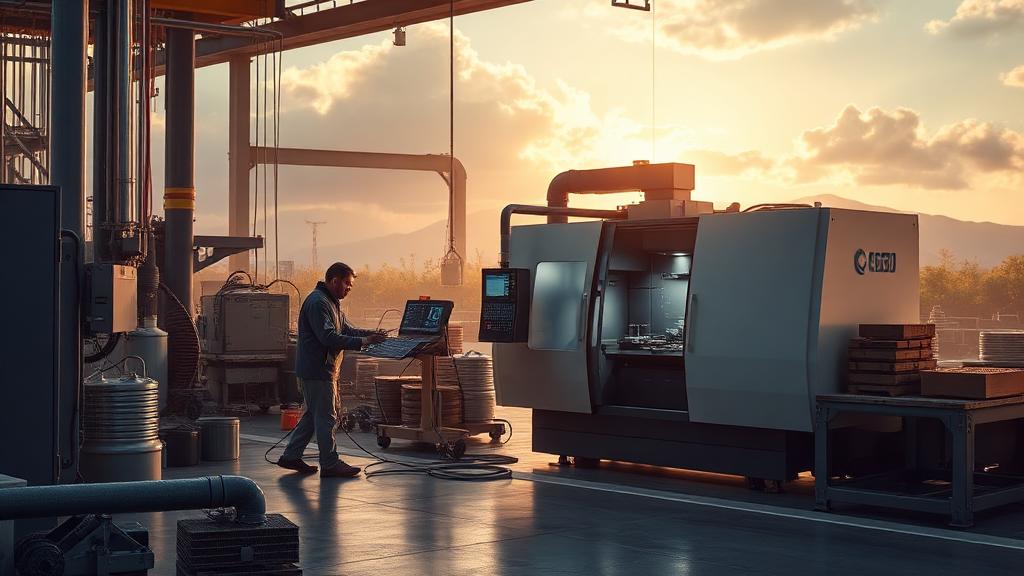 Machine Operator at work — Images and Photos created by www.High-Salary-Jobs.com — The Website that Shows you real Work Incomes in Relation to Roles and Education