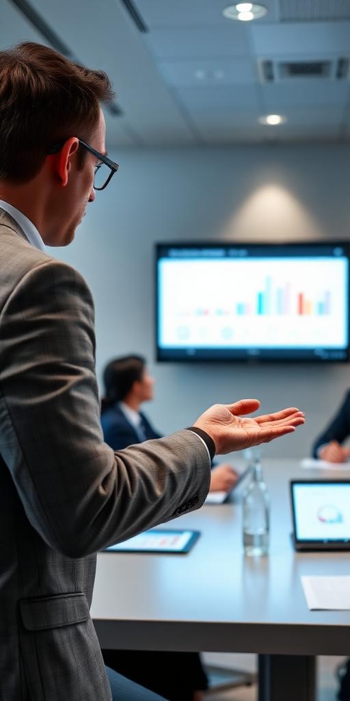 Management Consultant at work — Images and Photos created by www.High-Salary-Jobs.com — The Website that Shows you real Work Incomes in Relation to Roles and Education