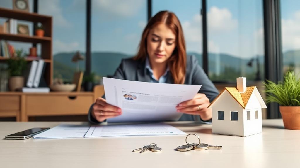 Mortgage Broker at work — Images and Photos created by www.High-Salary-Jobs.com — The Website that Shows you real Work Incomes in Relation to Roles and Education