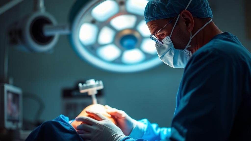 Orthopaedic Surgeon at work — Images and Photos created by www.High-Salary-Jobs.com — The Website that Shows you real Work Incomes in Relation to Roles and Education