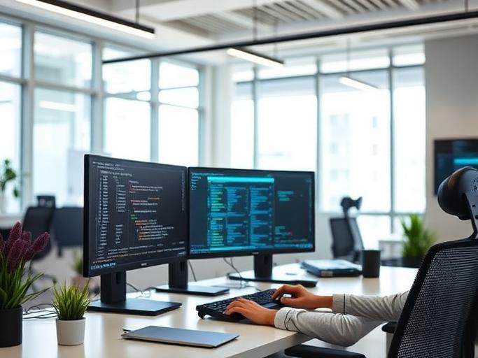 Software Engineer at work — Images and Photos created by www.High-Salary-Jobs.com — The Website that Shows you real Work Incomes in Relation to Roles and Education