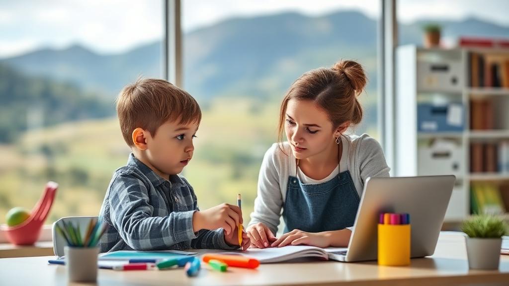 Special Education Teacher at work — Images and Photos created by www.High-Salary-Jobs.com — The Website that Shows you real Work Incomes in Relation to Roles and Education
